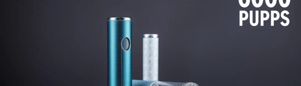 Image of a crystal vape 6000 puffs device in various flavors, showcasing its sleek design and long-lasting performance for vaping enthusiasts.